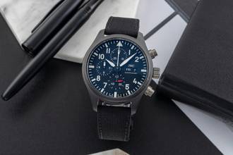 Thumbnail von IWC Fliegeruhr Chronograph Top Gun Pilot´s Watch Chronograph Top Gun Keramik Automatik Ref IW389101 Papers 2019