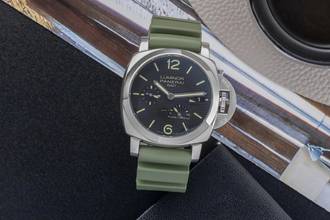 Thumbnail von Panerai Luminor 1950 3 Days GMT Power Reserve Automatic Stahl Ref. PAM00537