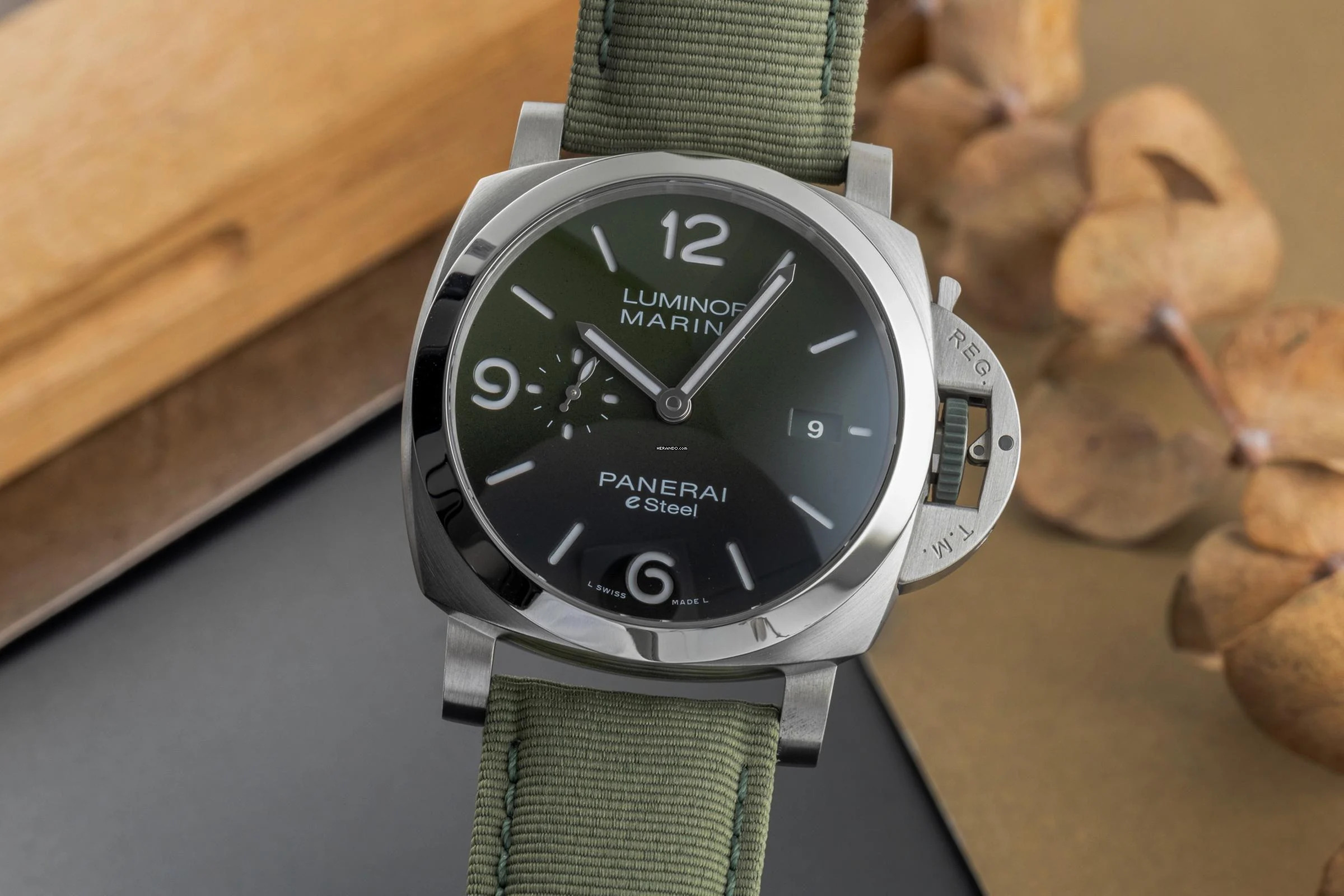Panerai Luminor Marina Verde Smeraldo Ref. PAM01356 B&P 2022