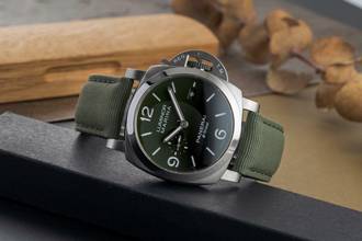 Thumbnail von Panerai Luminor Marina Verde Smeraldo Ref. PAM01356 B&P 2022