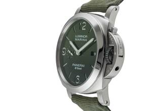 Thumbnail von Panerai Luminor Marina Verde Smeraldo Ref. PAM01356 B&P 2022