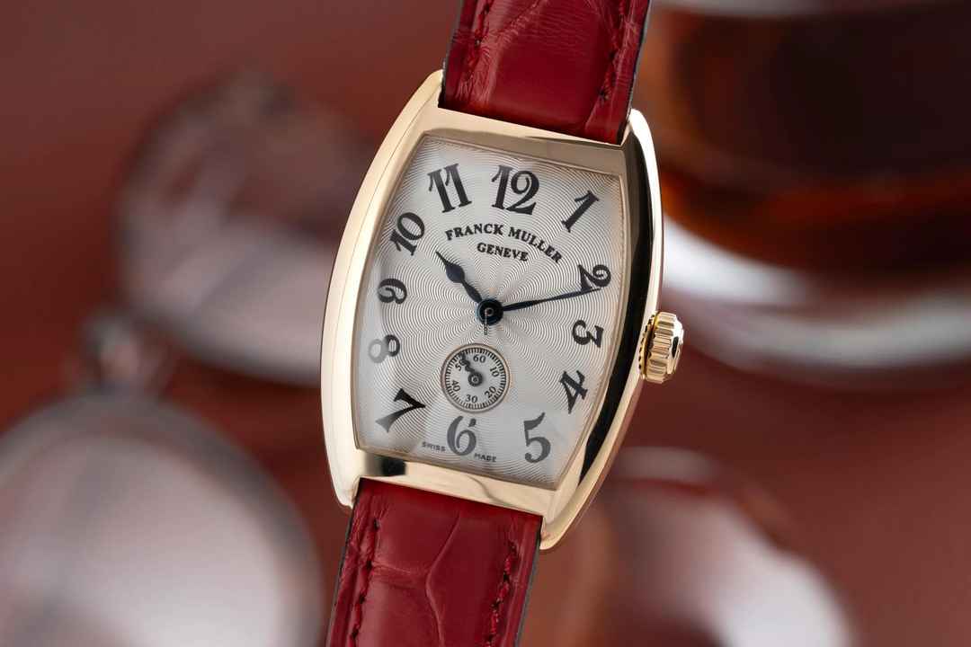  Franck Muller Cintrée Curvex 18K Gold Handaufzug Damenuhr Ref. 1752 S6  