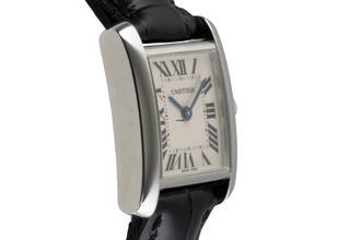 Thumbnail von Cartier Tank Française 18K (0,750) Weissgold Damenuhr Ref. W50012S3 Klassiker