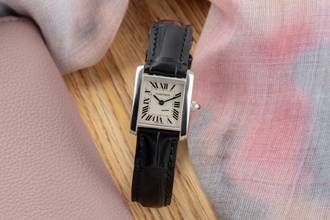 Thumbnail von Cartier Tank Française 18K (0,750) Weissgold Damenuhr Ref. W50012S3 Klassiker