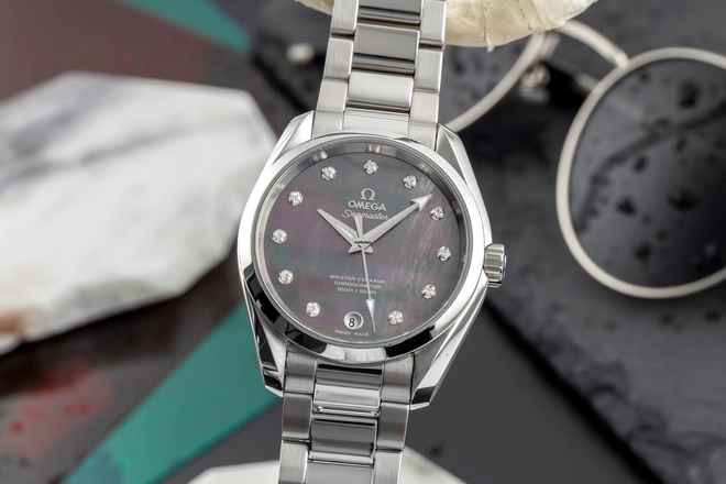  Omega Seamaster Aqua Terra Co-Axial MOP Diamanten Ref. 231.10.39.21.57.001 