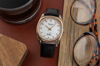 Thumbnail von Rolex Cellini Danaos 18k (0,750) Gold Handaufzug Herrenuhr Ref. 4243