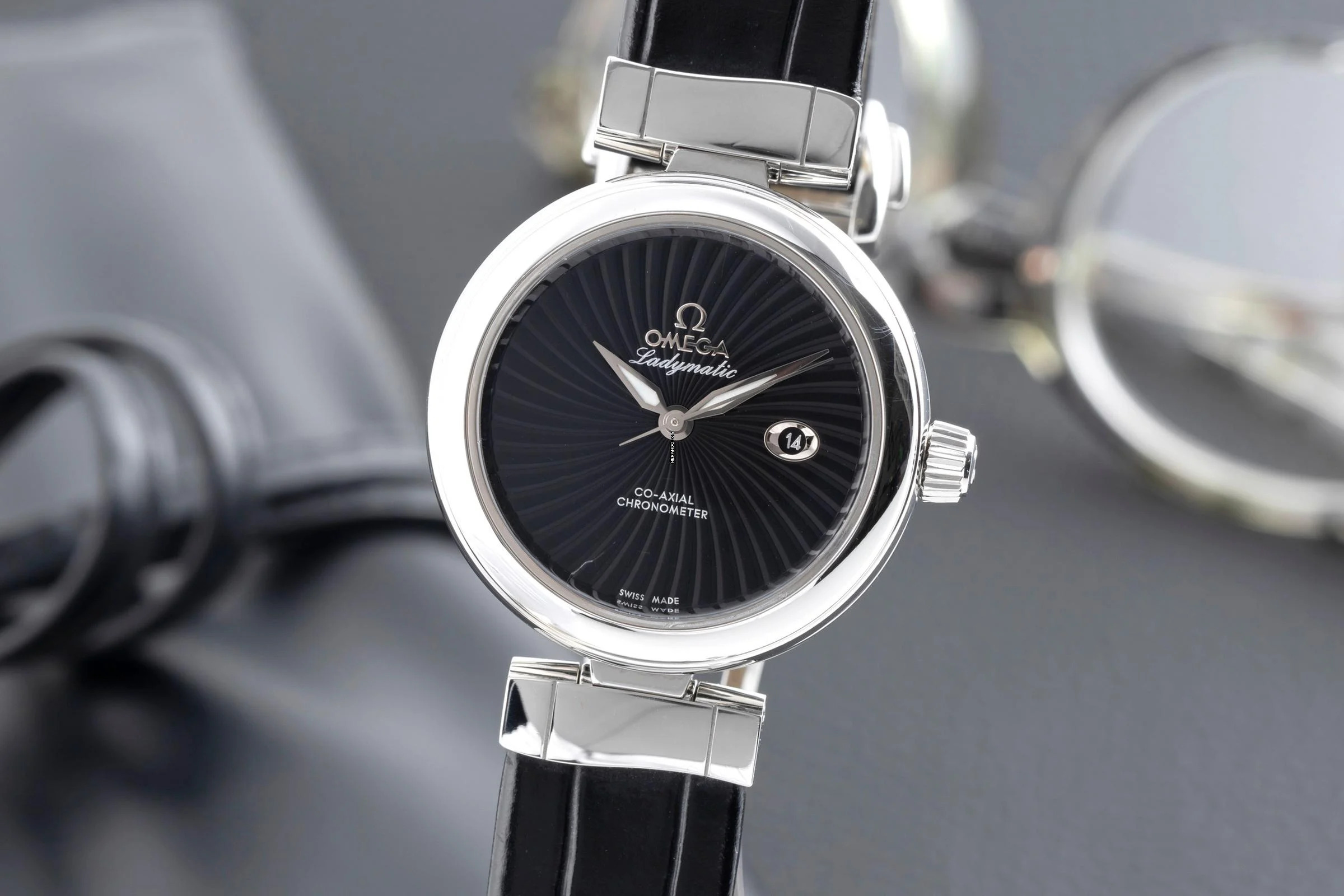 Omega De Ville Ladymatic Automatik Stahl Damenuhr Ref. 425.33.34.20.01.001