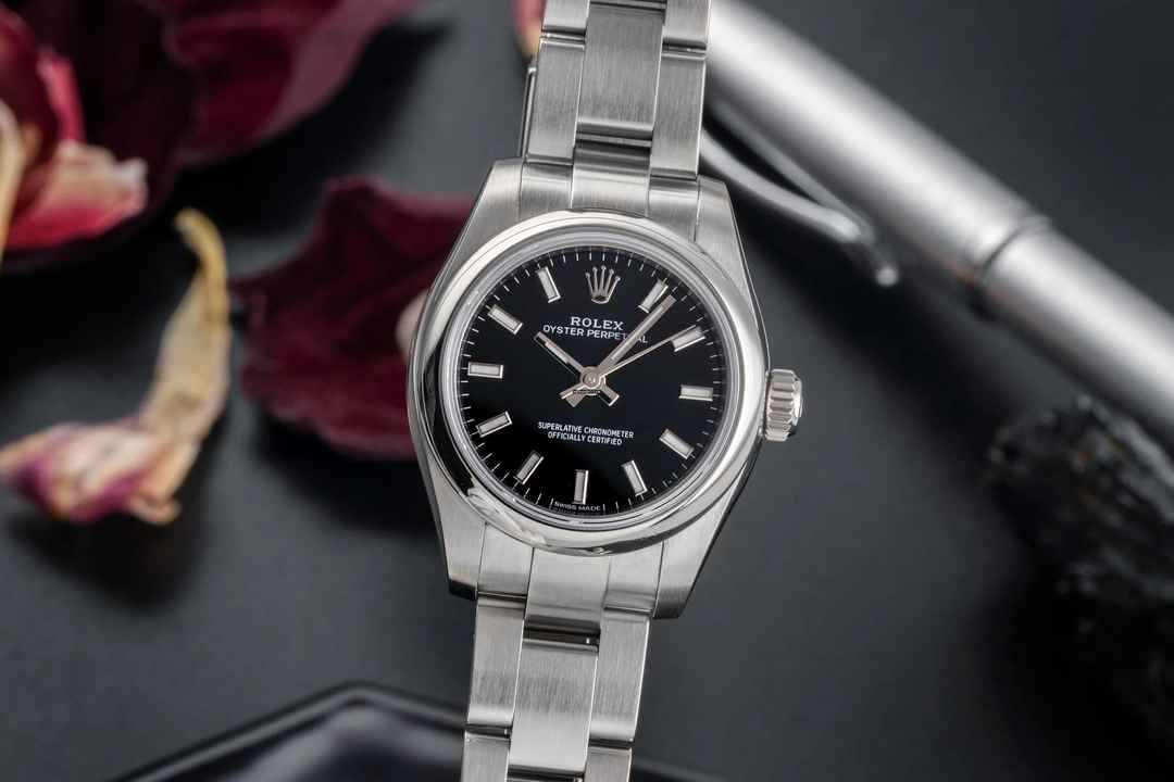  Rolex Oyster Perpetual 26 Lady Automatik Edelstahl Damenuhr Ref. 176200  