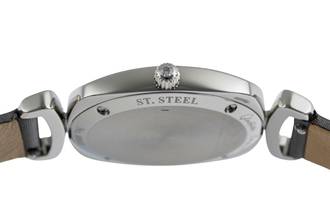 Thumbnail von Glashütte Original Pavonina Stahl Quarz Damenuhr Ref. 03-01-06-12-02 Box & Papiere 2014