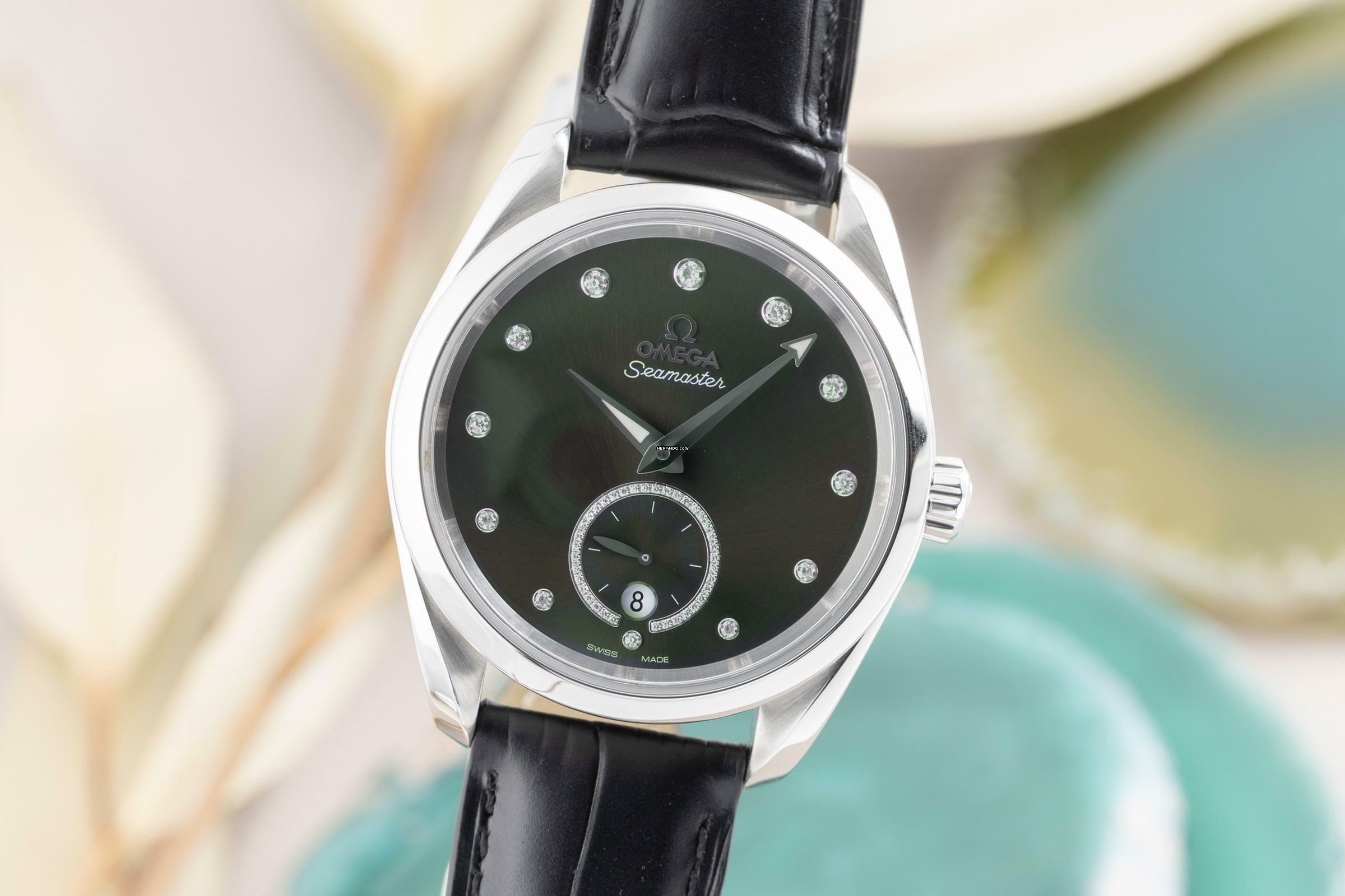 Omega Seamaster Aqua Terra Stahl Diamanten Automatik Ref. 220.13.38.20.60.001