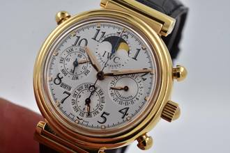 Thumbnail von IWC Da Vinci Perpetual Calendar Ewiger Kalender Rattrapante 18k Rose Gold IW3754 </h1>