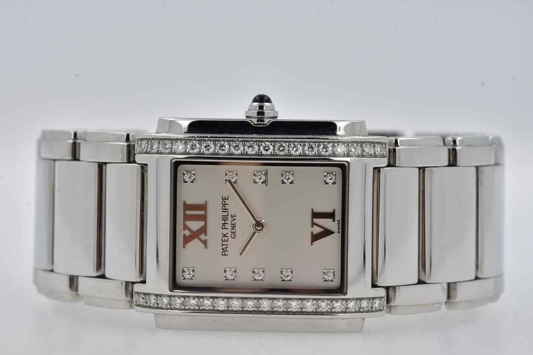 Patek Philippe Twenty~4 24 4910/010 Diamond Dial Diamond Bezel Box  