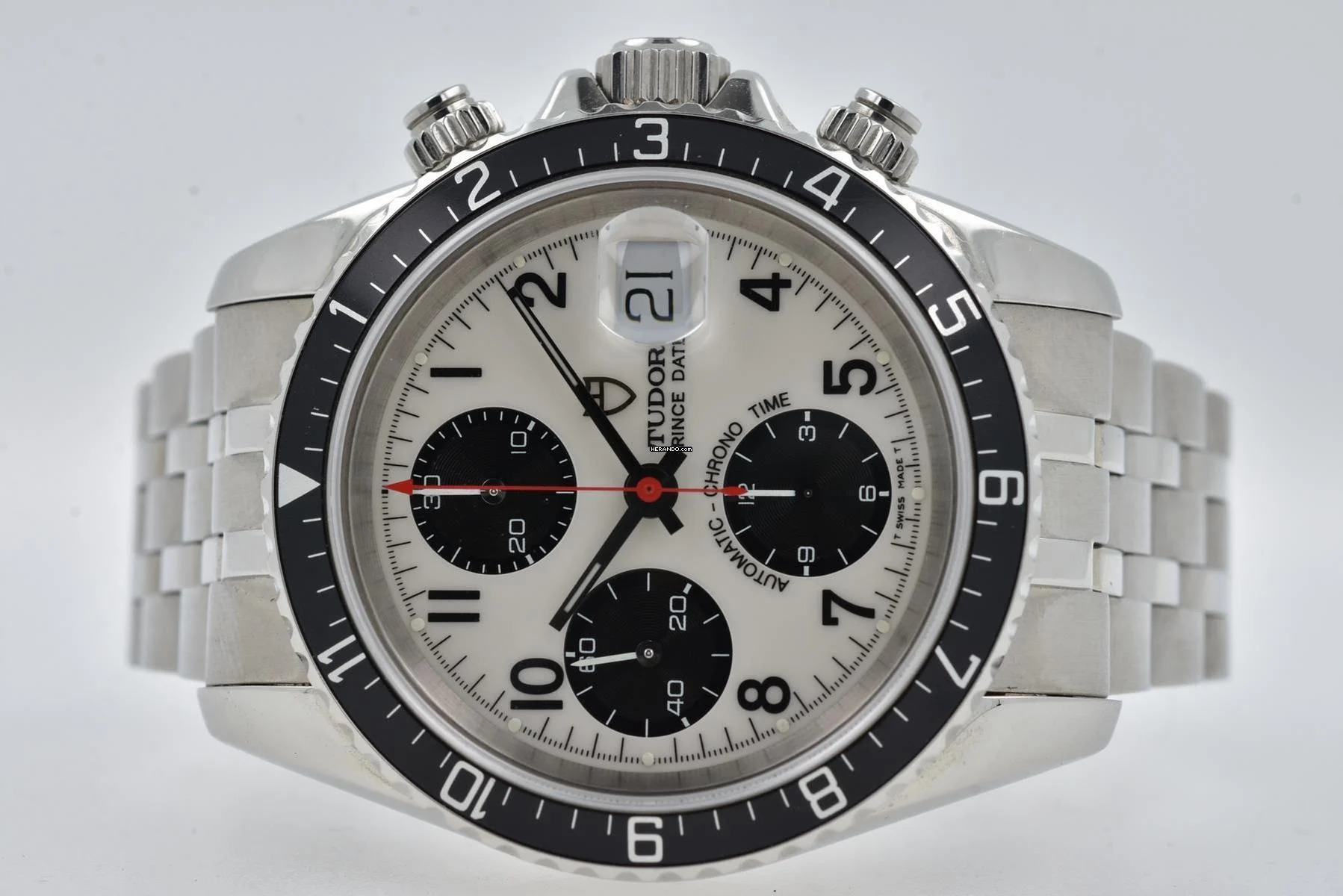 Tudor Oysterdate Oyster Date Chronograph 79270 Vintage LC400 White Dial </h1>