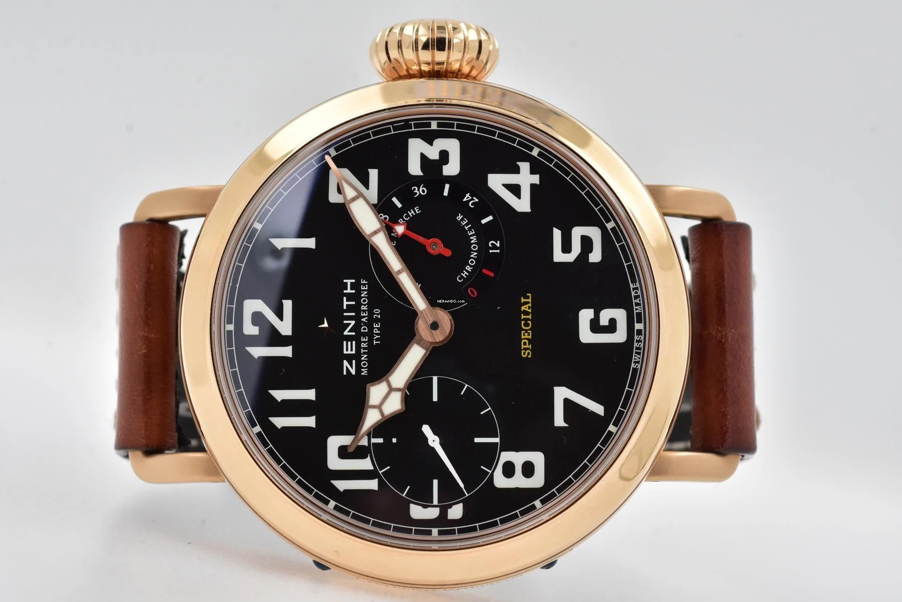  Zenith Pilot D'Aronef Type 20 Special Limited Edition 75pcs 18k rose gold 299g </h1> 