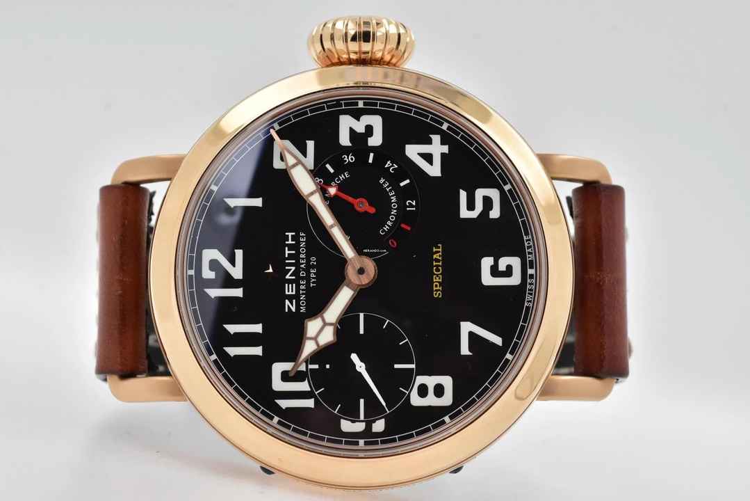  Zenith Pilot D'Aronef Type 20 Special Limited Edition 75pcs 18k rose gold 299g </h1> 