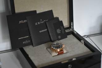 Thumbnail von Zenith Pilot D'Aronef Type 20 Special Limited Edition 75pcs 18k rose gold 299g </h1>