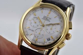 Thumbnail von Zenith El Primero Chronograph 18k Yellow Gold Limited Edition 30.1250.400 </h1>
