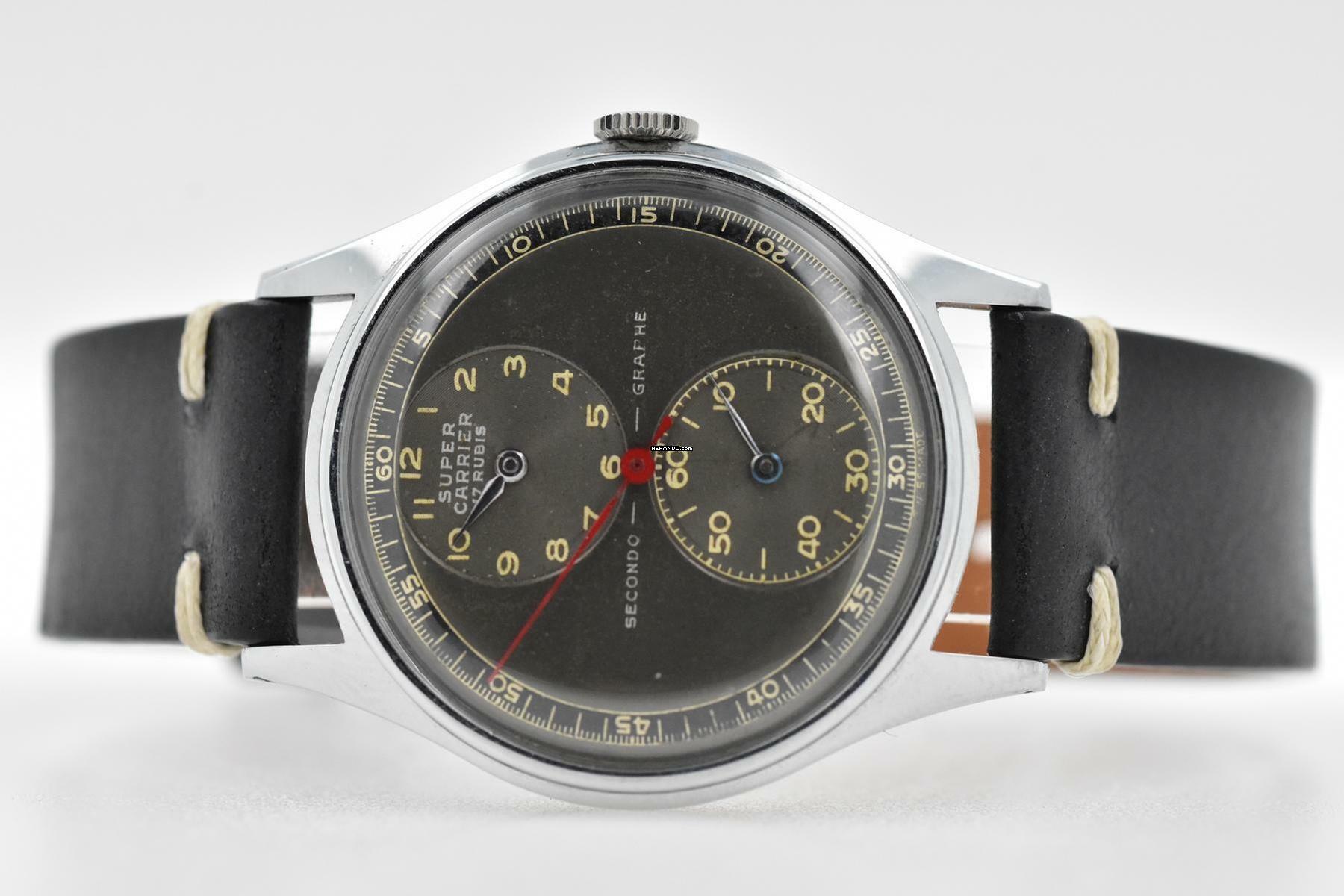 Carrier Vintage Manual Wind 34mm Super Carrier Secondo Graphe 2315