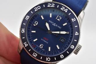 Thumbnail von Montblanc 1858 GMT Blue Dial 129617 </h1>