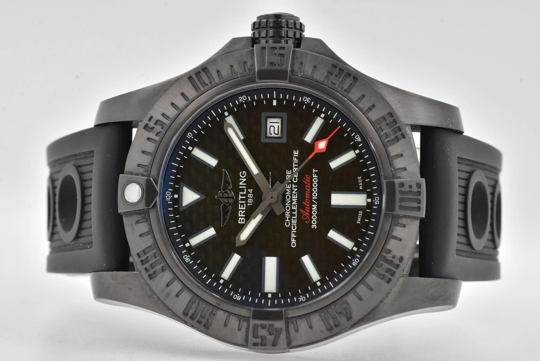 Breitling Avenger II Seawolf M173311P/BD66 Blacksteel Limited 75pcs Ejército del Aire </h1>
