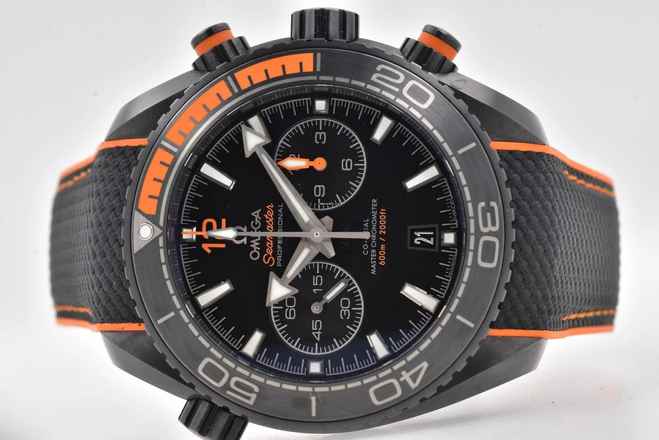  Omega Seamaster Planet Ocean Chronograph Deep Black 21592465101001 </h1> 