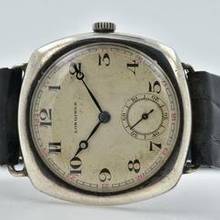 Thumbnail von Longines Vintage Manual Wind WWI Patina 925 Silver </h1>