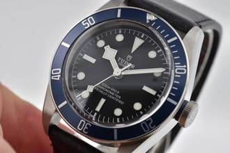 Thumbnail von Tudor Black Bay Heritage Black Bay Lederband Leather 79230B </h1>