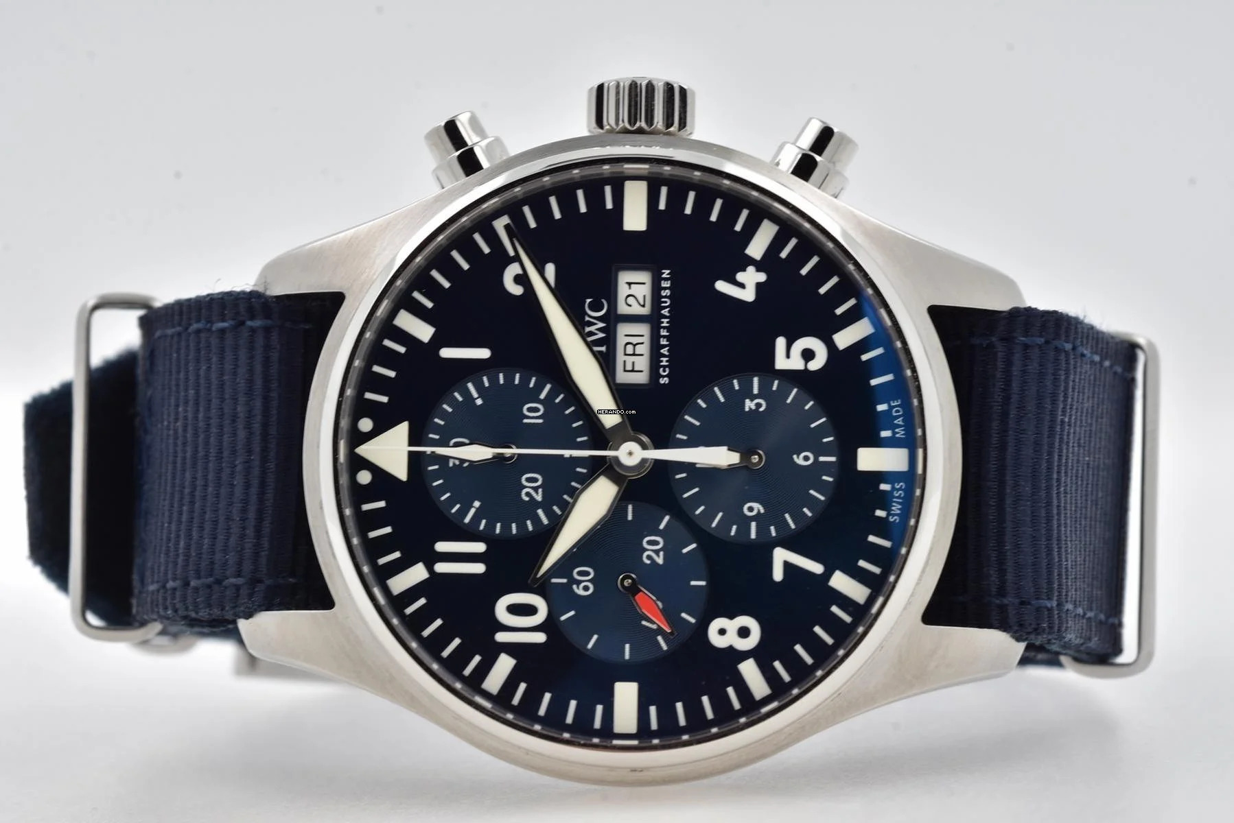  IWC Fliegeruhr Chronograph Fliegerchronograph Pilot Chronograph 3777 Le Petit Prince Service 2025 </h1> 