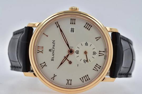  Blancpain Villeret Ultraflach Ultraplate Ultra Plate 18k yellow gold 40mm 6606-3642 Power reserve LC100 </h1> 