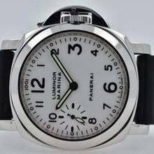 Thumbnail von Panerai Luminor Marina Base PAM 003 White Dial Deployant </h1>