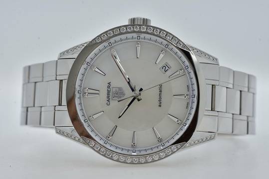  TAG Heuer Carrera Lady Diamond Bezel and Dial WV2212.BA0798 Mother of Pearl </h1> 