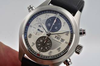 Thumbnail von IWC Fliegeruhr Doppelchronograph Spitfire Flieger Double Chronograph Rattrapante IW3718 </h1>