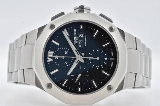  Baume & Mercier Riviera Chronograph M0A10624 Black Dial  