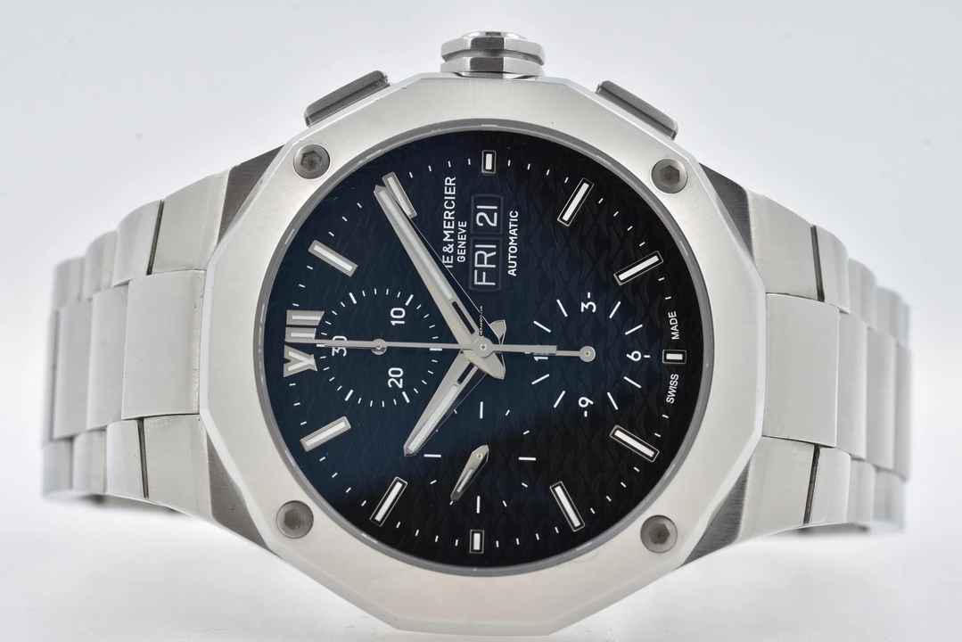  Baume & Mercier Riviera Chronograph M0A10624 Black Dial  