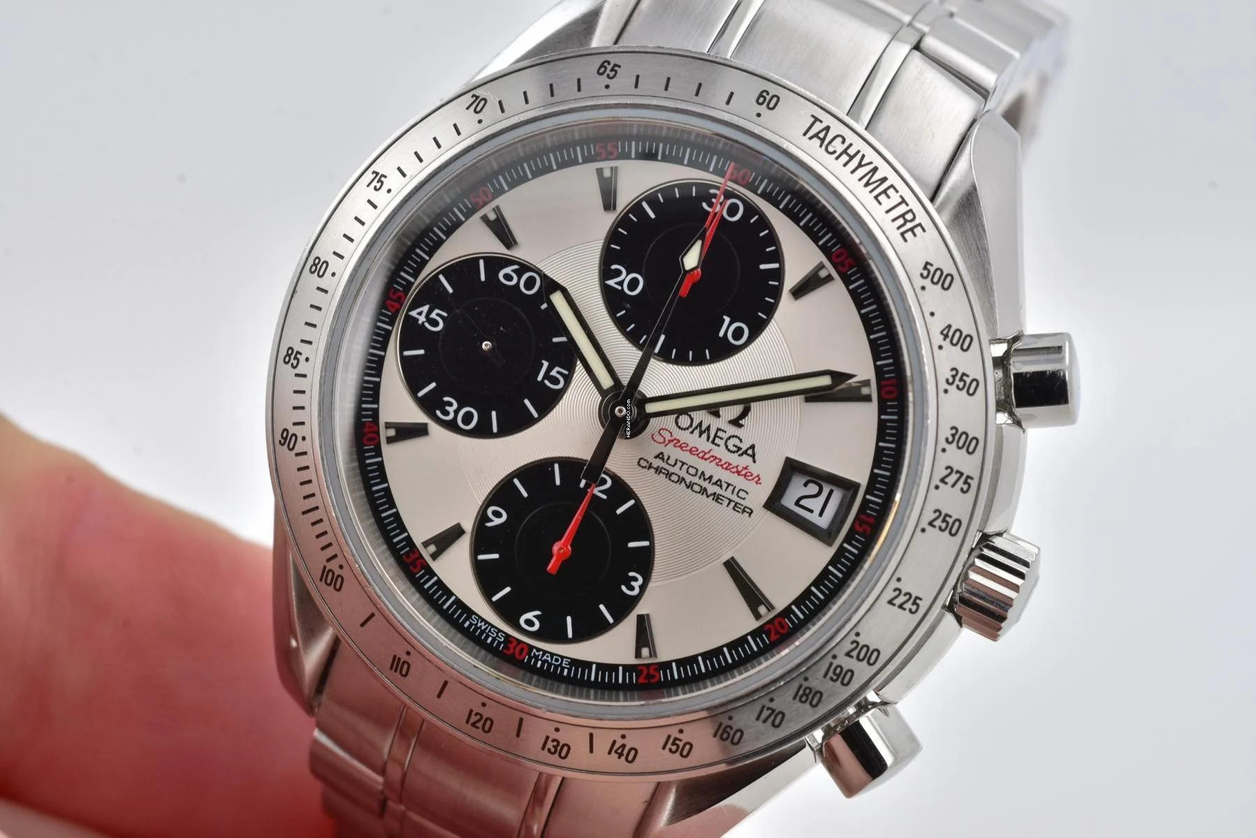 Thumbnail von Omega Speedmaster Date Chronometer 3211.31 Silver Panda