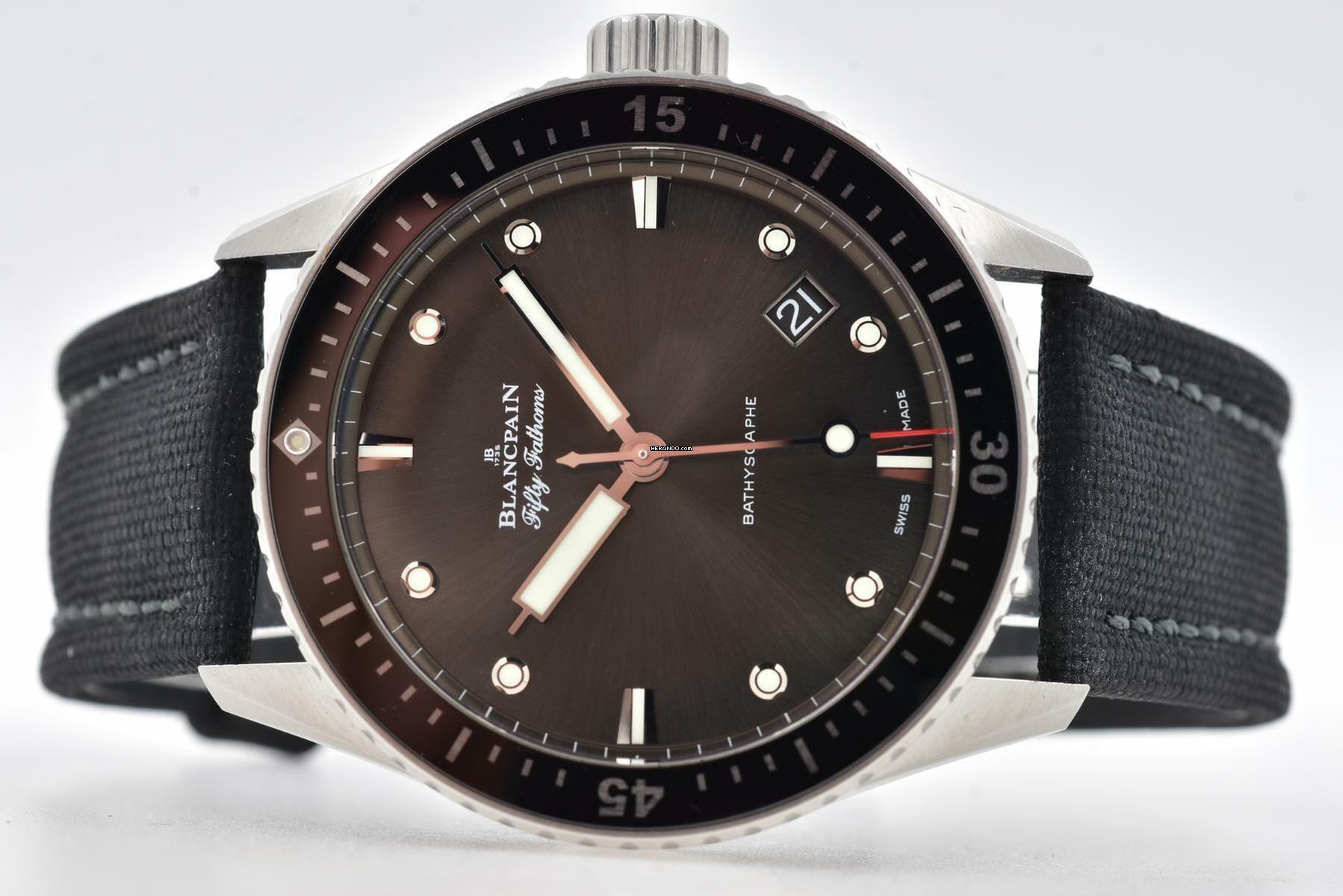  Blancpain Fifty Fathoms Bathyscaphe 5000-1110-NABA </h1> 