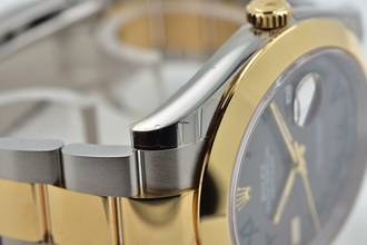 Thumbnail von Rolex Datejust 41 126303 Wimbledon Dial Green LC100 Stickers 18k Yellow Gold </h1>