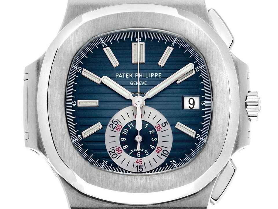  Patek Philippe Nautilus Ref.5980/1A-001 2008 Full Set wie Neu Vintage  