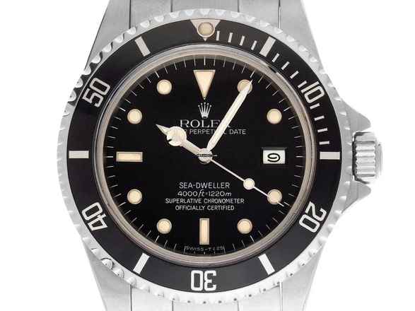  Rolex Sea-Dweller Mark IV Ref.16660 1984 Full Set original unpoliert Vintage 