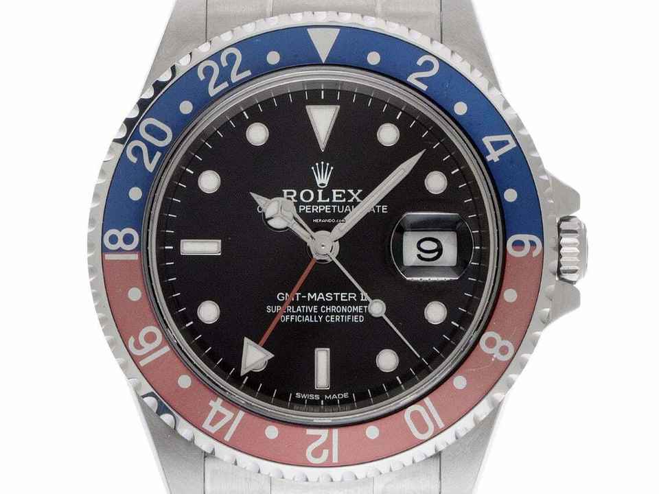  Rolex GMT-Master II Pepsi Ref.16710T 2006 Box&Beschreibung sehr gut Vintage </h1> 