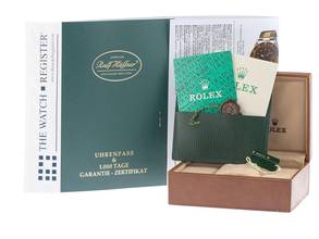 Thumbnail von Rolex GMT-Master II Rootbeer Ref.16713 1998 Box&Beschreibung sehr gut Vintage </h1>