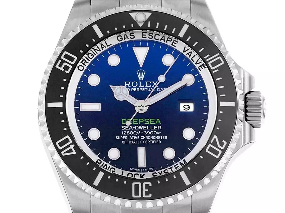 Rolex Sea-Dweller Deepsea Blue James Cameron Ref.116660 2016 Full Set wie Neu Vintage
