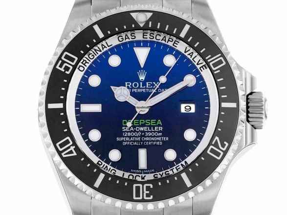  Rolex Sea-Dweller Deepsea Blue James Cameron Ref.116660 2016 Full Set wie Neu Vintage 
