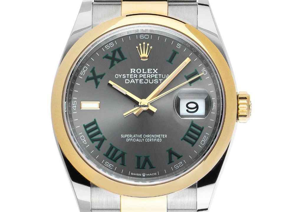  Rolex Datejust 36 Wimbledon Ref.126203 2021 Full Set wie Neu </h1> 