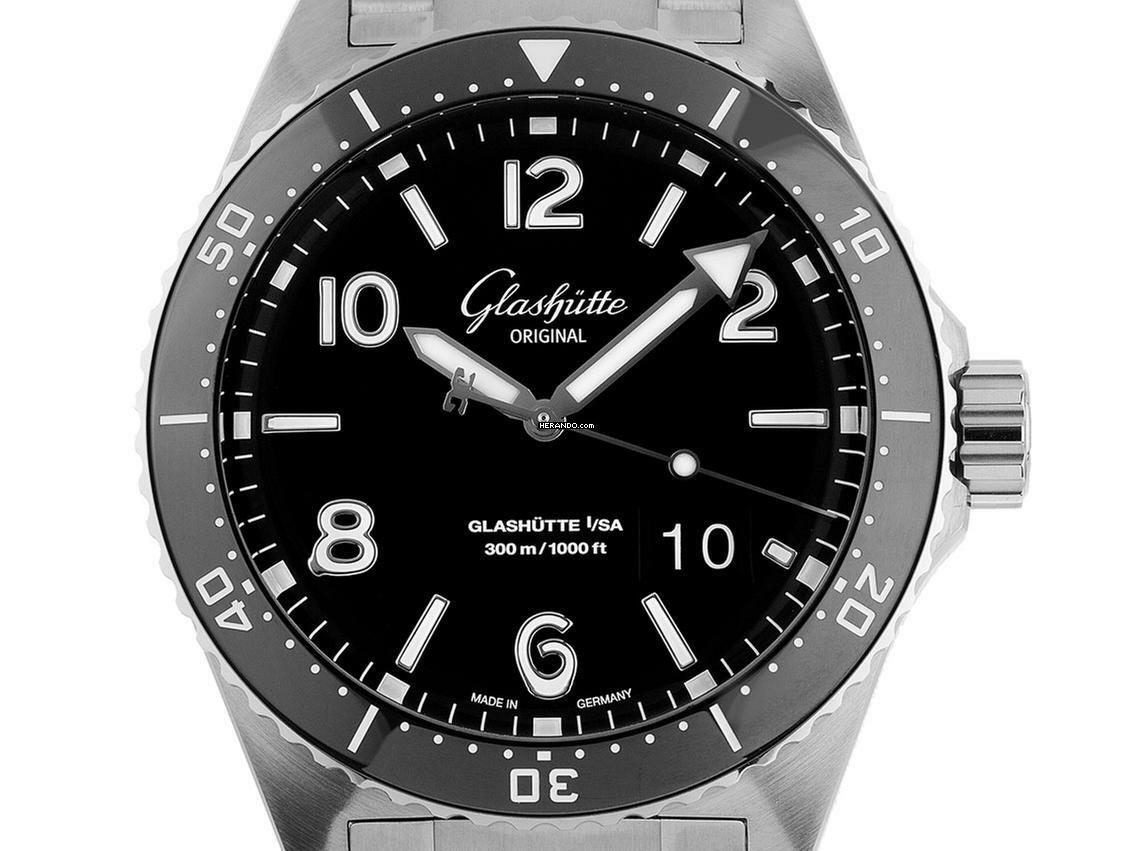 Glashütte Original SeaQ Panoramadatum Ref.1-36-13-01-80-70 2023 Full Set Ungetragen