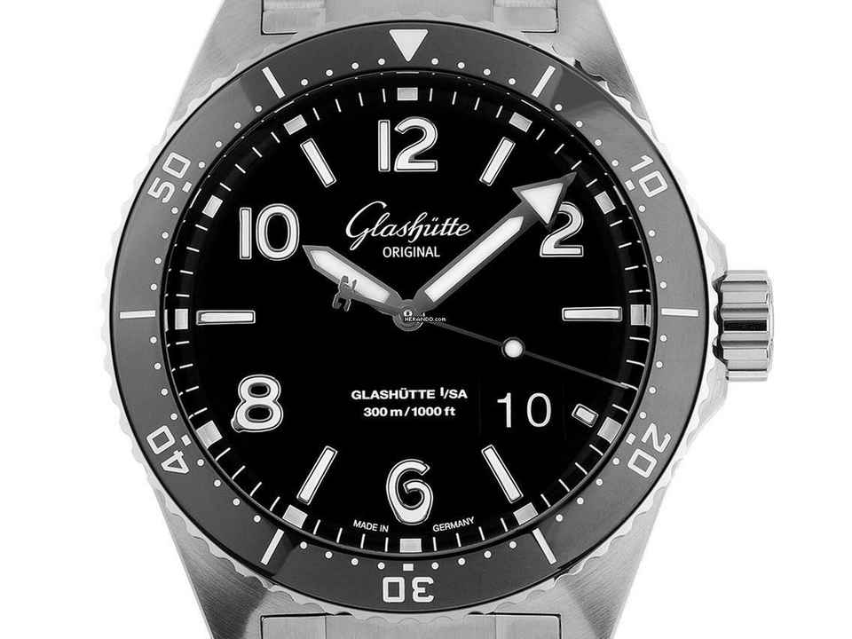  Glashütte Original SeaQ Panoramadatum Ref.1-36-13-01-80-70 2023 Full Set Ungetragen 