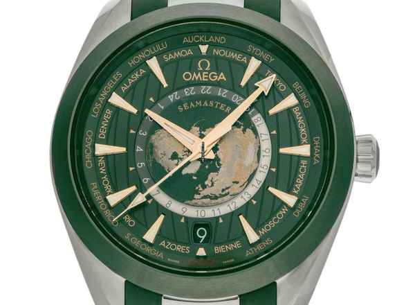  Omega Seamaster Aqua Terra Worldtimer Ref.220.32.43.22.10.001 2024 Full Set Ungetragen 