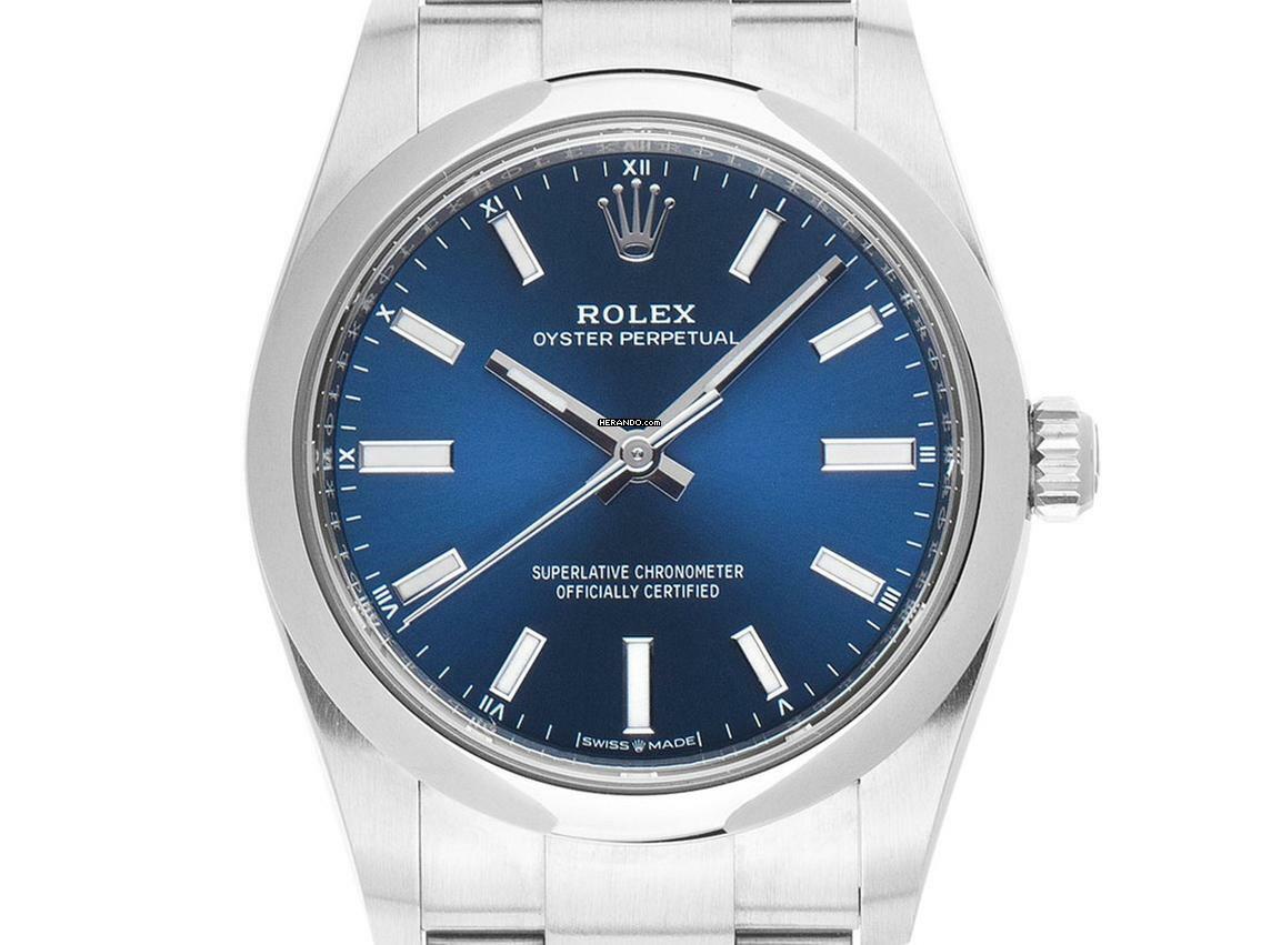 Rolex Oyster Perpetual 34 Ref.124200 2025 Full Set Ungetragen