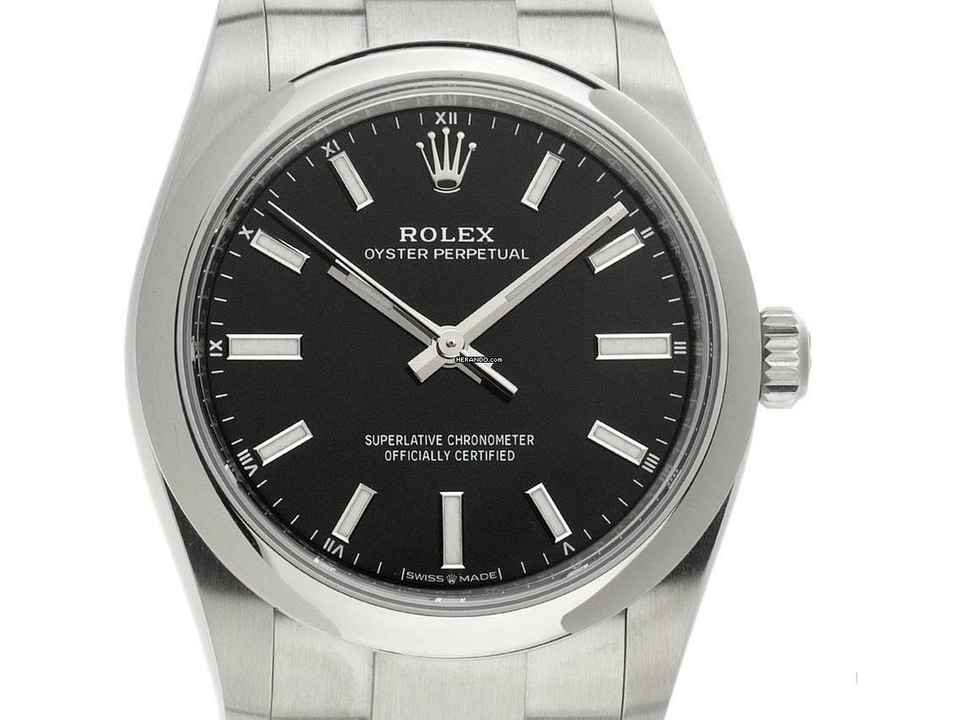  Rolex Oyster Perpetual 34 Ref.124200 2025 Full Set Ungetragen </h1> 