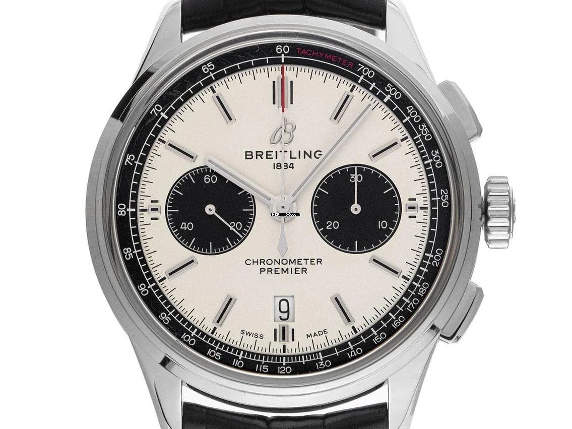  Breitling Premier B01 Ref.AB0118221G1P1 2019 Box&Beschreibung wie Neu Vintage </h1> 